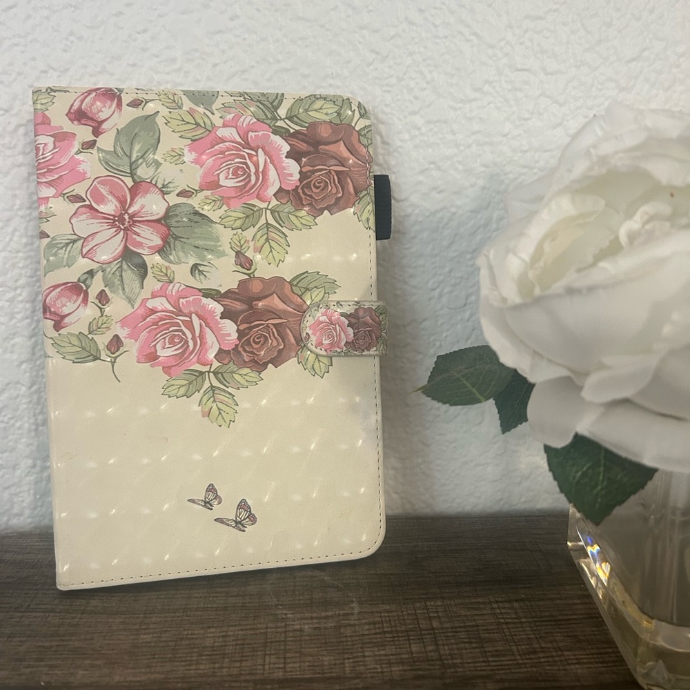 Floral Print Tablet Case